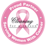 Cleaning for a Reason Logo - Serving Woman with Cancer